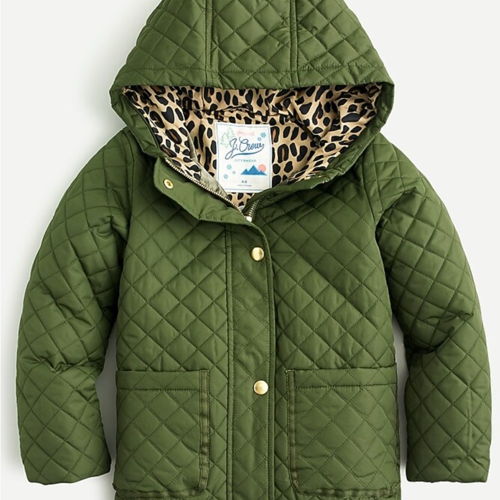 JCREW Toddler Barn Jacket with Hood sz 2T